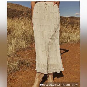 VICI Celestial Haven Chiffon Maxi Skirt